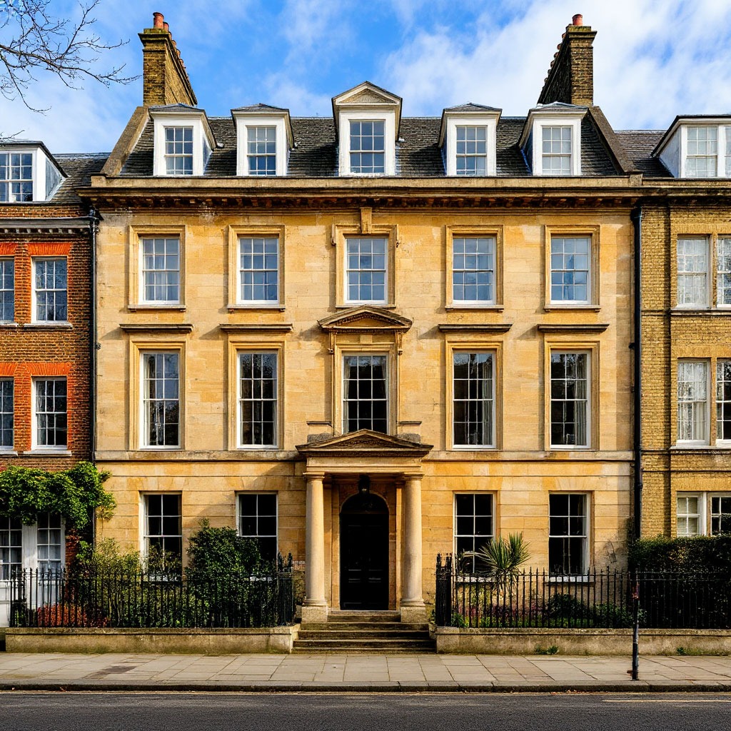 Georgian Architecture Course - Elegant 18th century townhouse with classical proportions